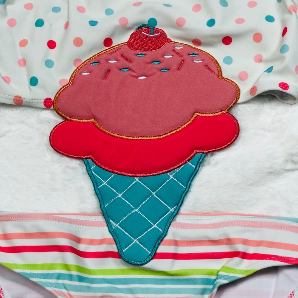 Ice Cream Children’s Bathing Suit 7 - Picture 5 of 8
